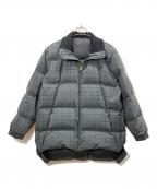 PAUL SMITHポールスミス）の古着「リブスタンド チェックダウン」｜グレー