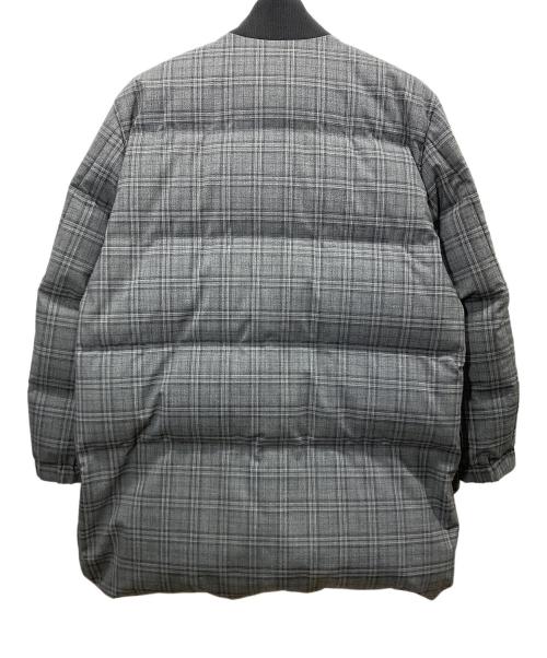 PAUL SMITH（ポールスミス）Paul Smith (ポールスミス) リブスタンド チェックダウン グレー サイズ:Lの古着・服飾アイテム