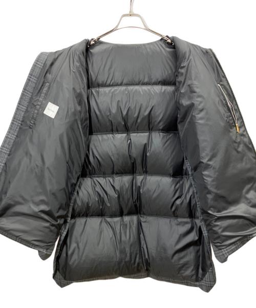 PAUL SMITH（ポールスミス）Paul Smith (ポールスミス) リブスタンド チェックダウン グレー サイズ:Lの古着・服飾アイテム