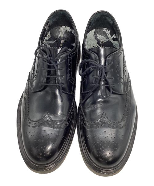 PAUL SMITH（ポールスミス）PAUL SMITH (ポールスミス) ウィングチップシューズ ブラック サイズ:42(IT)の古着・服飾アイテム