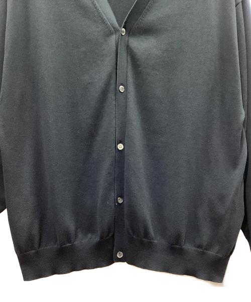 Graphpaper（グラフペーパー）Graphpaper (グラフペーパー) 薄手カーディガン ブラック サイズ:O/Sの古着・服飾アイテム