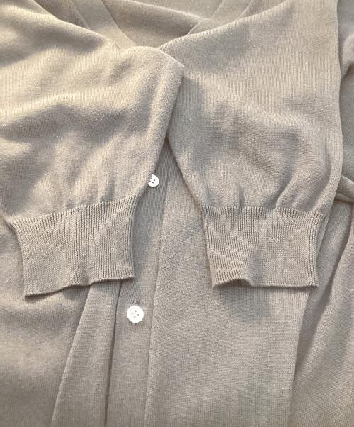 Graphpaper（グラフペーパー）Graphpaper (グラフペーパー) 薄手カーディガン ブラック サイズ:O/Sの古着・服飾アイテム