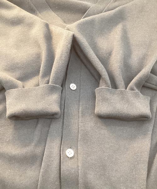 Graphpaper（グラフペーパー）Graphpaper (グラフペーパー) 薄手カーディガン ブラック サイズ:O/Sの古着・服飾アイテム