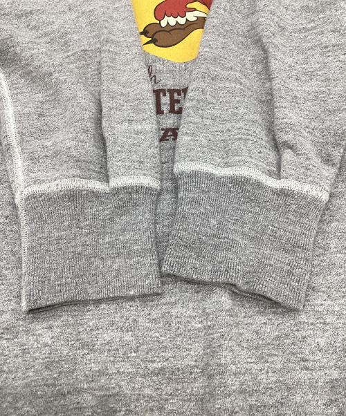 BUZZ RICKSON'S（バズリクソンズ）Buzz Rickson's (バズリクソンズ) プリントスウェット グレー サイズ:Mの古着・服飾アイテム