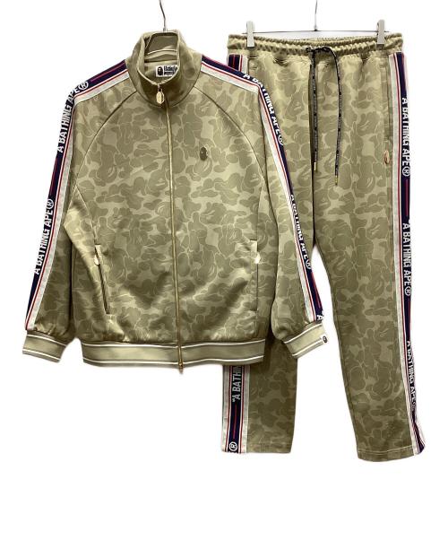 A BATHING APE（ア ベイシング エイプ）A BATHING APE (ア ベイシング エイプ) セットアップジャージ ベージュ サイズ:Lの古着・服飾アイテム
