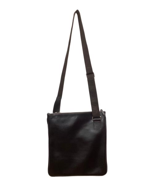 Salvatore Ferragamo（サルヴァトーレ フェラガモ）Salvatore Ferragamo (サルヴァトーレ フェラガモ) レザーショルダーバッグ ブラックの古着・服飾アイテム