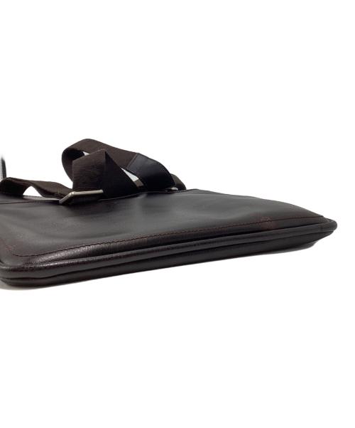 Salvatore Ferragamo（サルヴァトーレ フェラガモ）Salvatore Ferragamo (サルヴァトーレ フェラガモ) レザーショルダーバッグ ブラックの古着・服飾アイテム