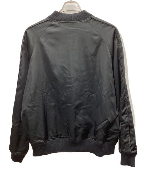 UNUSED（アンユーズド）UNUSED (アンユーズド) REVERSIBLE SATIN JACKET（リバーシブルサテンジャケット） ブラック サイズ:2の古着・服飾アイテム
