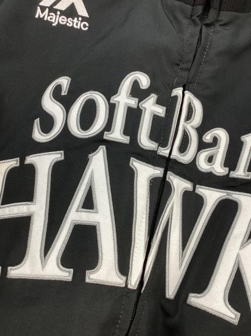 SoftBank（ソフトバンク）SoftBank (ソフトバンク) Majestic (マジェスティック) ブルゾン ブラック サイズ:Lの古着・服飾アイテム