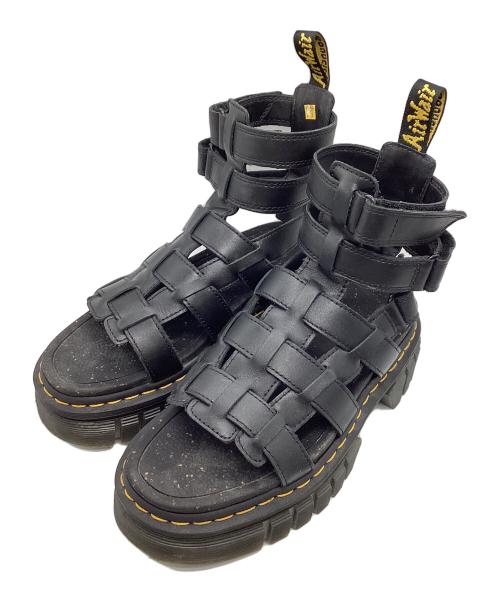 Dr.Martens（ドクターマーチン）Dr.Martens (ドクターマーチン) グラディエーター サンダル ブラック サイズ:24の古着・服飾アイテム