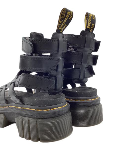 Dr.Martens（ドクターマーチン）Dr.Martens (ドクターマーチン) グラディエーター サンダル ブラック サイズ:24の古着・服飾アイテム