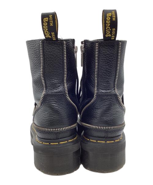 Dr.Martens（ドクターマーチン）Dr.Martens (ドクターマーチン) 8ホールブーツ　	JADON ZIP（ジェイドンジップ） ブラック サイズ:24の古着・服飾アイテム