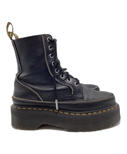 Dr.Martens（ドクターマーチン）Dr.Martens (ドクターマーチン) 8ホールブーツ　	JADON ZIP（ジェイドンジップ） ブラック サイズ:24の古着・服飾アイテム