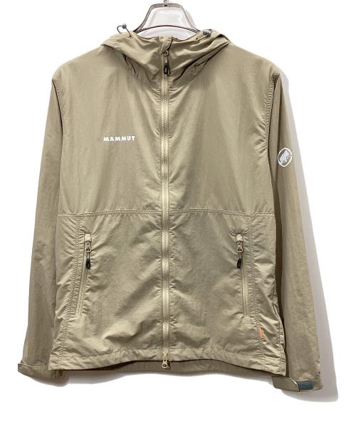 MAMMUT（マムート）MAMMUT (マムート) Hiking WB Hooded Jacket（ハイキング ウィンドブレーカー フーデッド ジャケット アジアンフィット） ベージュ サイズ:Mの古着・服飾アイテム
