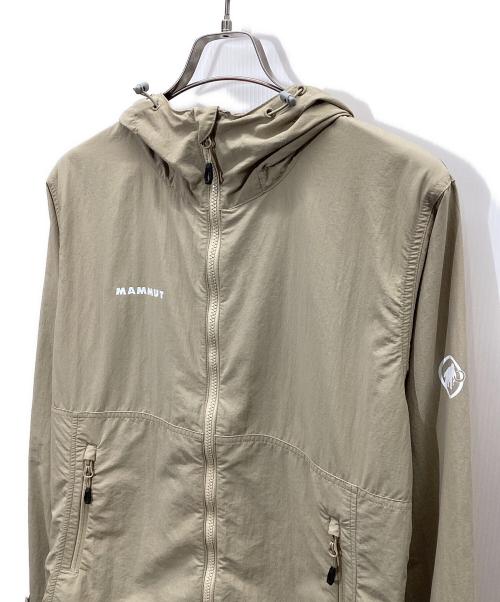 MAMMUT（マムート）MAMMUT (マムート) Hiking WB Hooded Jacket（ハイキング ウィンドブレーカー フーデッド ジャケット アジアンフィット） ベージュ サイズ:Mの古着・服飾アイテム
