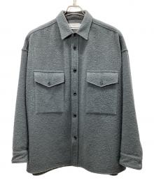 Graphpaper（グラフペーパー）の古着「Tri-Spin Loop CPO Shirt」｜グレー