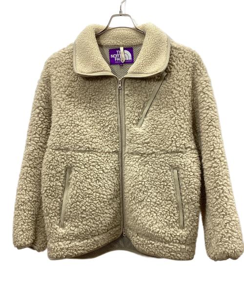 THE NORTHFACE PURPLELABEL（ザ・ノースフェイス パープルレーベル）THE NORTHFACE PURPLELABEL (ザ・ノースフェイス パープルレーベル) Wool Boa Fleece Field Jacket(ウールボアフリースフィールドジャケット) ベージュ サイズ:Mの古着・服飾アイテム