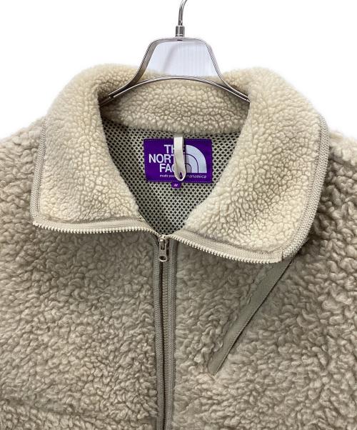 THE NORTHFACE PURPLELABEL（ザ・ノースフェイス パープルレーベル）THE NORTHFACE PURPLELABEL (ザ・ノースフェイス パープルレーベル) Wool Boa Fleece Field Jacket(ウールボアフリースフィールドジャケット) ベージュ サイズ:Mの古着・服飾アイテム