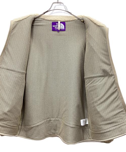 THE NORTHFACE PURPLELABEL（ザ・ノースフェイス パープルレーベル）THE NORTHFACE PURPLELABEL (ザ・ノースフェイス パープルレーベル) Wool Boa Fleece Field Jacket(ウールボアフリースフィールドジャケット) ベージュ サイズ:Mの古着・服飾アイテム