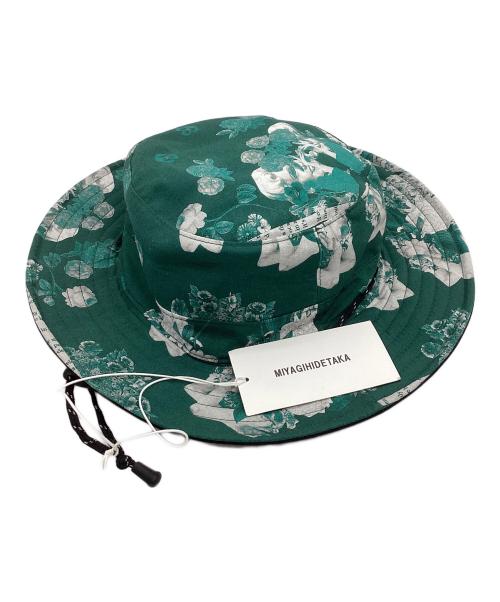 MIYAGIHIDETAKA（ミヤギヒデタカ）MIYAGIHIDETAKA (ミヤギヒデタカ) ハット グリーンの古着・服飾アイテム