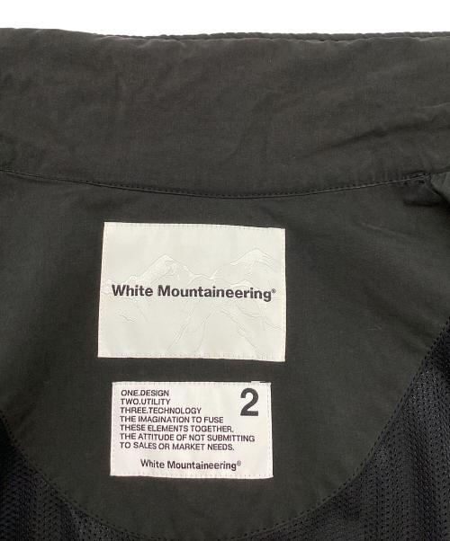 WHITE MOUNTAINEERING（ホワイトマウンテ二アニング）WHITE MOUNTAINEERING (ホワイトマウンテ二アニング) コーチジャケット ブラック サイズ:2の古着・服飾アイテム