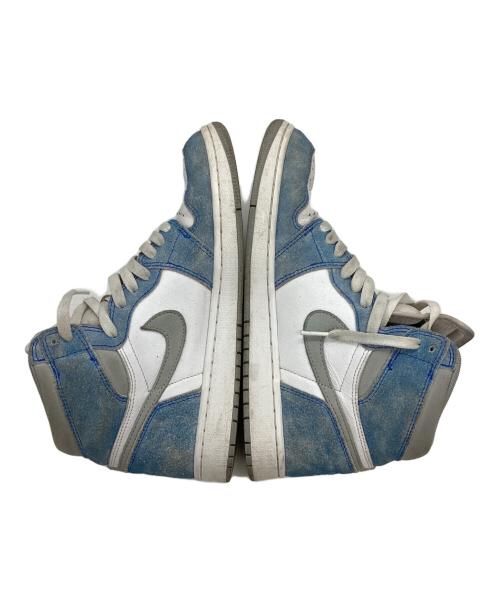 NIKE（ナイキ）NIKE (ナイキ) ハイカットスニーカー ブルー×ホワイト サイズ:26.5の古着・服飾アイテム