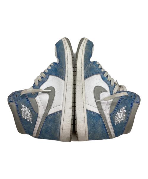 NIKE（ナイキ）NIKE (ナイキ) ハイカットスニーカー ブルー×ホワイト サイズ:26.5の古着・服飾アイテム