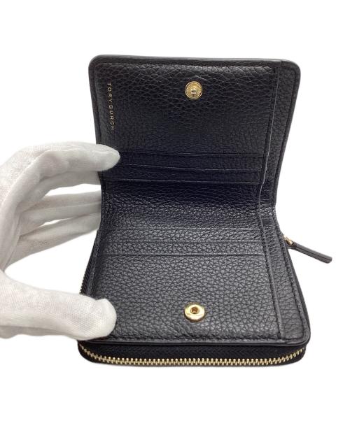 TORY BURCH（トリーバーチ）TORY BURCH (トリーバーチ) 2つ折り財布 ブラックの古着・服飾アイテム