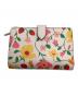Kate Spade (ケイトスペード) マディソン ストロベリー ガーデン プリント ミディアム コンパクト バイフォールド ウォレット ピンク：9000円