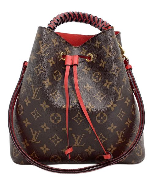 LOUIS VUITTON（ルイ ヴィトン）LOUIS VUITTON (ルイ ヴィトン) モノグラム ネオノエ ブラウン×レッドの古着・服飾アイテム