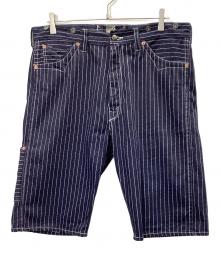 SUGAR CANE（シュガーケーン）の古着「ウォバッシュデニムハーフパンツ」｜ネイビー