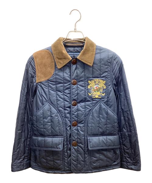 RALPH LAUREN（ラルフローレン）RALPH LAUREN (ラルフローレン) 襟コーデュロイジャケット ネイビー サイズ:7の古着・服飾アイテム