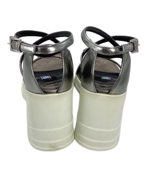 PRADA（プラダ）PRADA (プラダ) ミュール ホワイト サイズ:38の古着・服飾アイテム