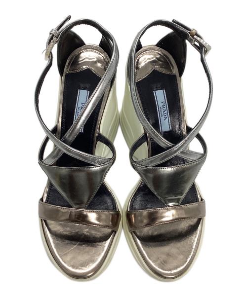 PRADA（プラダ）PRADA (プラダ) ミュール ホワイト サイズ:38の古着・服飾アイテム