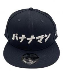 New Era×バナナマン（ニューエラ×バナナマン）の古着「キャップ」｜ネイビー×ホワイト