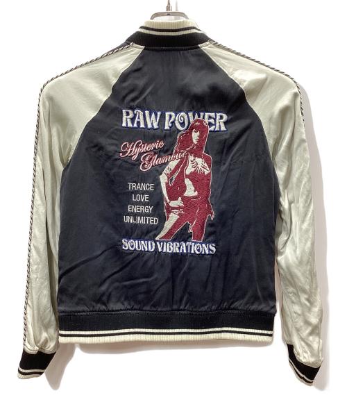 HG（エイチジー）HG (エイチジー) ヒスガール リバーシブルスカジャン ベージュ×ブラック サイズ:freeの古着・服飾アイテム