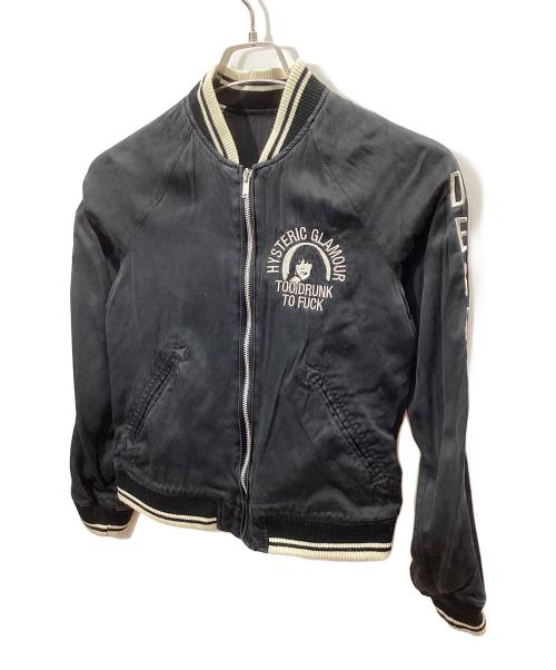 HG（エイチジー）HG (エイチジー) ヒスガール リバーシブルスカジャン ベージュ×ブラック サイズ:freeの古着・服飾アイテム