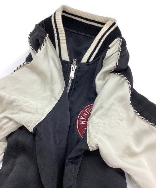 HG（エイチジー）HG (エイチジー) ヒスガール リバーシブルスカジャン ベージュ×ブラック サイズ:freeの古着・服飾アイテム