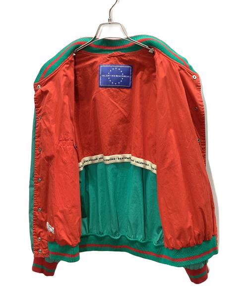 VALENTINO GARAVANI（ヴァレンティノ・ガラヴァーニ）VALENTINO GARAVANI (ヴァレンティノ・ガラヴァーニ) スタジャン レッド×グリーン サイズ:不明の古着・服飾アイテム