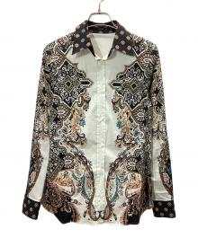 ETRO（エトロ）の古着「長袖シャツ」｜ブラック×ホワイト