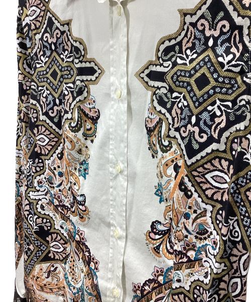 ETRO（エトロ）ETRO (エトロ) 長袖シャツ ブラック×ホワイト サイズ:40の古着・服飾アイテム