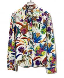 ETRO（エトロ）の古着「長袖コットンシャツ」｜ホワイト