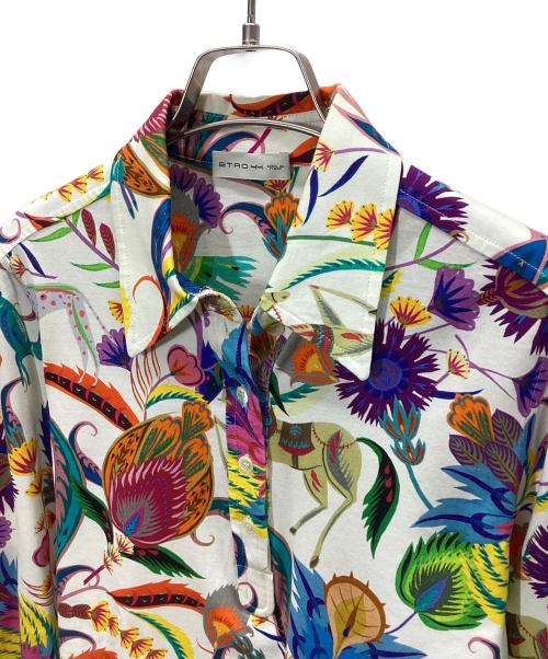 ETRO（エトロ）ETRO (エトロ) 長袖コットンシャツ ホワイト サイズ:44の古着・服飾アイテム