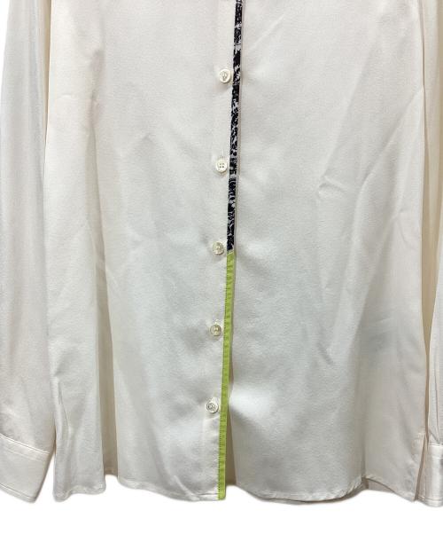 ETRO（エトロ）ETRO (エトロ) 長袖シルクシャツ アイボリー サイズ:38の古着・服飾アイテム