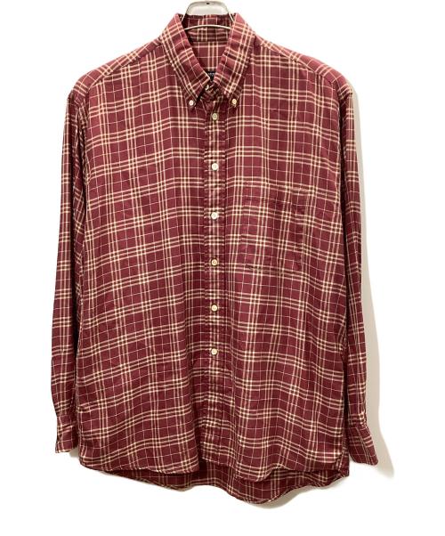 BURBERRY LONDON（バーバリーロンドン）BURBERRY LONDON (バーバリーロンドン) 長袖シャツ ブラウン サイズ:Lの古着・服飾アイテム