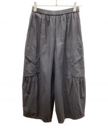 慈雨（ジウ）の古着「ワイドパンツ」｜グレー