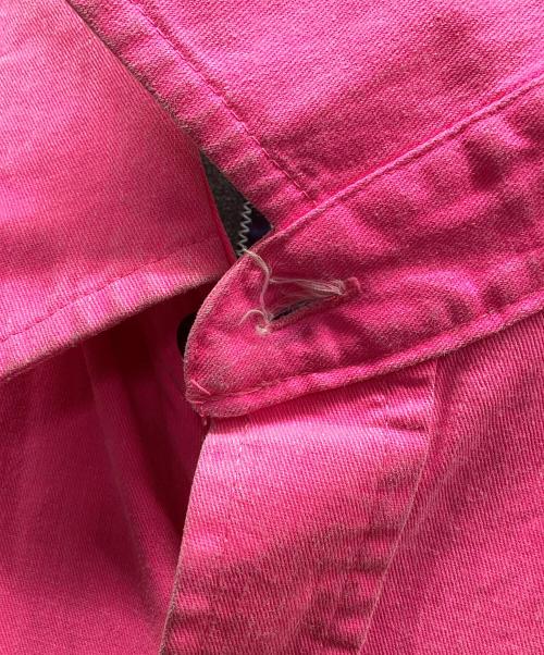 Wrangler（ラングラー）Wrangler (ラングラー) デニムシャツ ピンク×ブラック サイズ:Lの古着・服飾アイテム