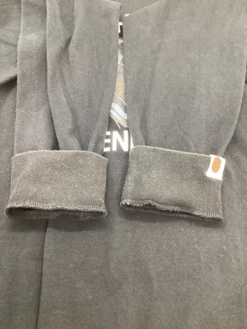 A BATHING APE（ア ベイシング エイプ）A BATHING APE (ア ベイシング エイプ) 長袖カットソー ブラック サイズ:Lの古着・服飾アイテム