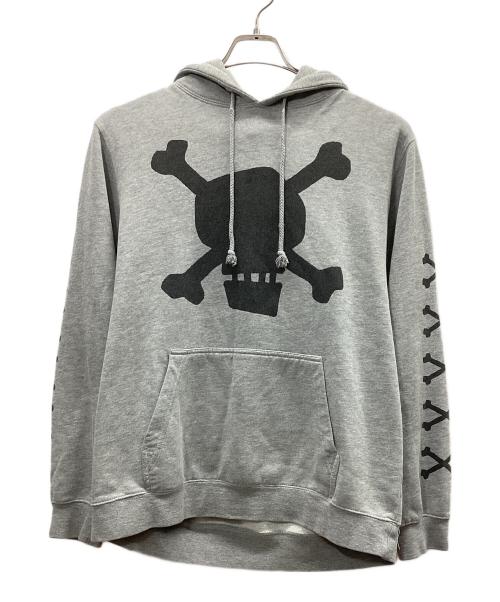 stussy（ステューシー）stussy (ステューシー) プルオーバーパーカー グレー サイズ:Mの古着・服飾アイテム