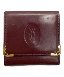 Cartier（カルティエ）の古着「マストライン　コインケース」｜ボルドー
